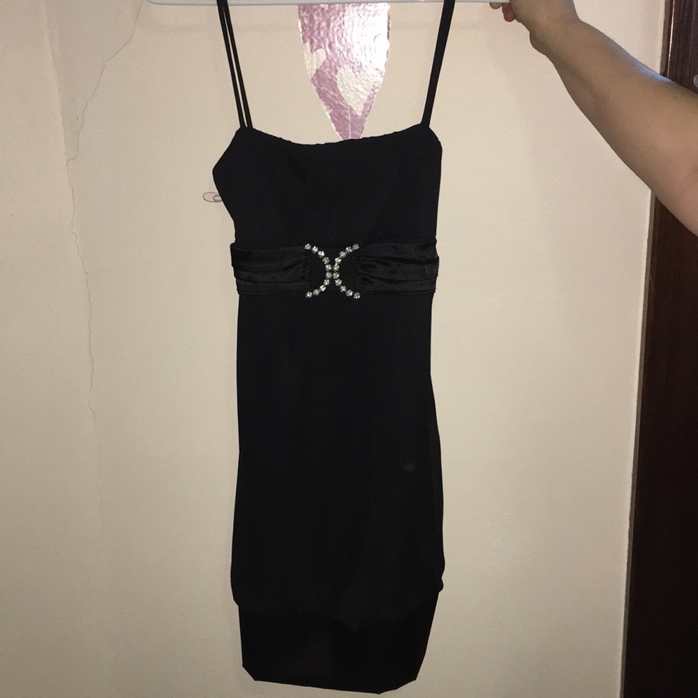 Black short formal dress